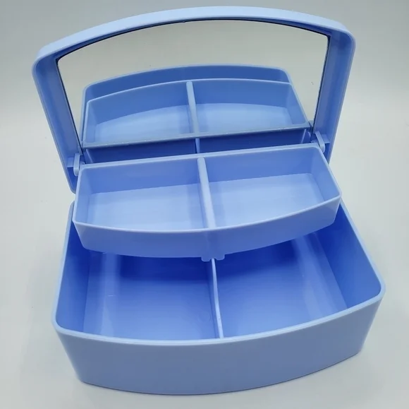 Qlia Cosmetic of Sea Beauty Blue cosmetic jewelry Box - Picture 3 of 10